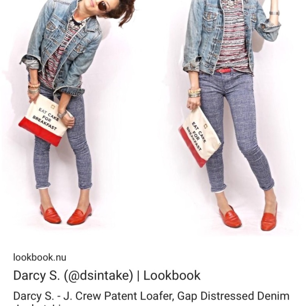 J. Crew Toothpick Ankle Pant Basket Weave Print